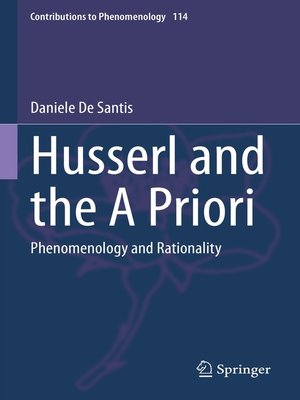 cover image of Husserl and the a Priori